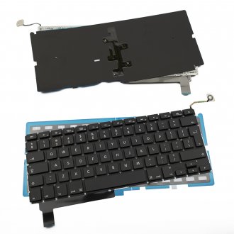 Πληκτρολόγιο Apple MacBook Pro A1286 2009-2012, Μαύρο με Backlit, Τυπε 1, UK