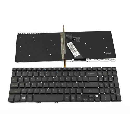 Tastatura Acer Aspire M5-581 M5-581T, Neagra, Fara Rama, Cu iluminare, US