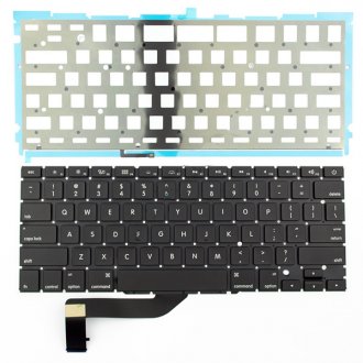 Πληκτρολόγιο Apple MacBook Pro A1398 15.4", Μαύρο με Backlit, US