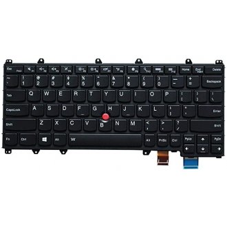 Tastatura Lenovo ThinkPad Yoga 260, Neagra, Cu Rama Neagra, Cu iluminare, US/UK