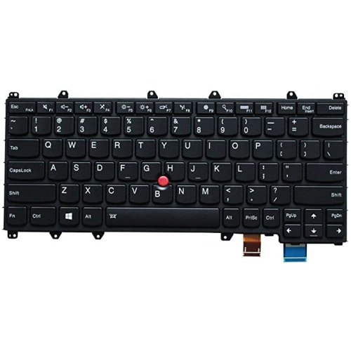 Πληκτρολόγιο Lenovo ThinkPad Yoga 260, Μαύρο με Backlit, US/UK