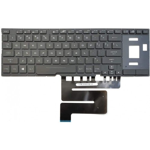 Tastatura Asus GX501, Neagra, Fara Rama, Cu iluminare, US