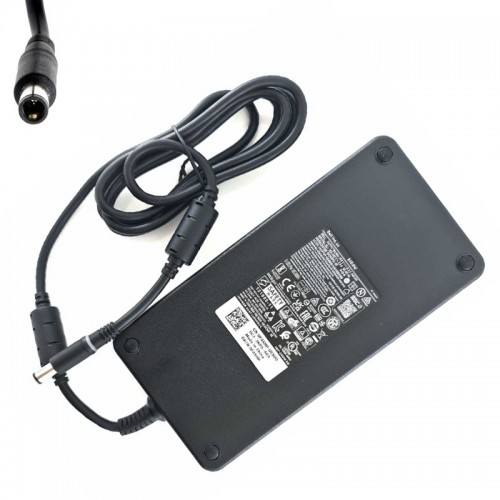 Γνήσιος φορτιστής φορητού υπολογιστή Dell - 19.5V / 12.3A / 240W - (7.5x0.7x5.0) + Καλώδιο τροφοδοσίας