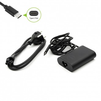 Original Incarcator laptop Dell - 5V / 20V 10W / 45W 2A / 2.25A Type-C + Cablu de alimentare