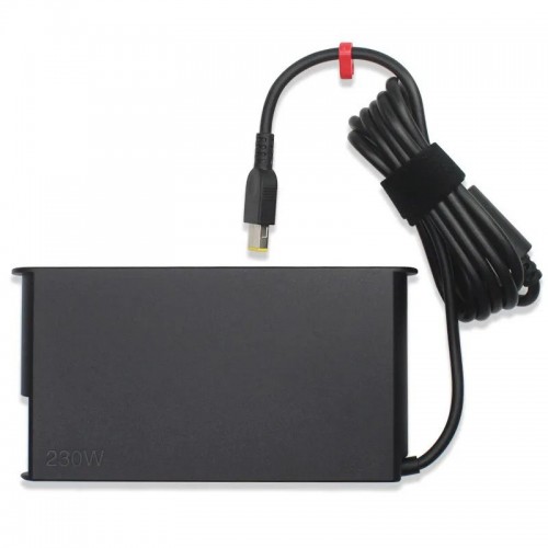 Γνήσιος φορτιστής φορητού υπολογιστή Lenovo 20V / 11.5A / 230W (Square Tip) USB - Slim Design