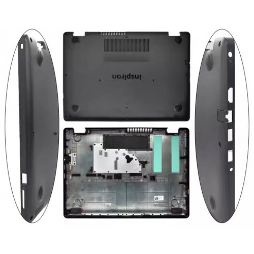 Carcasa inferioara Dell Inspiron 14 3480 3481 3482 NO Type-C - Negru