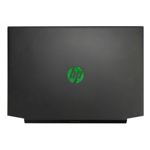 LCD Back Cover HP Pavilion Gaming 15-EC TPN-Q229 - Μαύρος Πράσινος λογότυπο