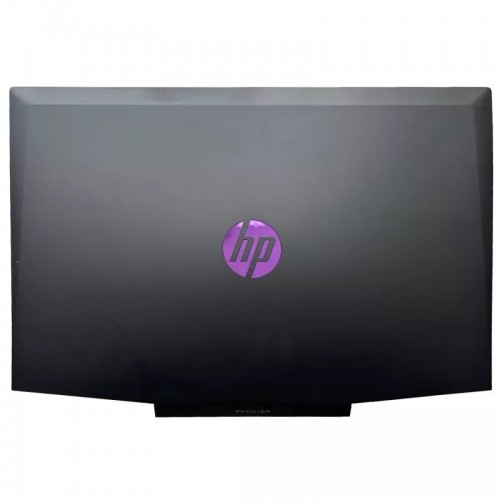 LCD Back Cover HP Pavilion 15-DK 15T-DK TPN-C141 - Μαύρος Μωβ λογότυπο