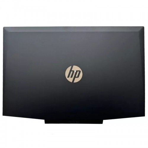 LCD Back Cover HP Pavilion 15-DK 15T-DK TPN-C141 - Μαύρος Ασημένιο λογότυπο