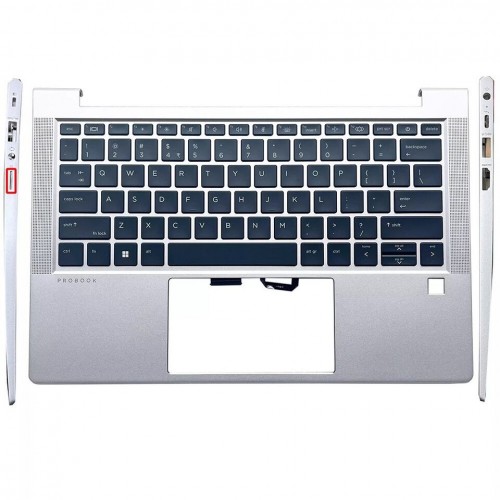 Upper Cover Palmrest με πληκτρολόγιο HP ProBook 430 G8 G9 (SD Interface) - Ασήμι