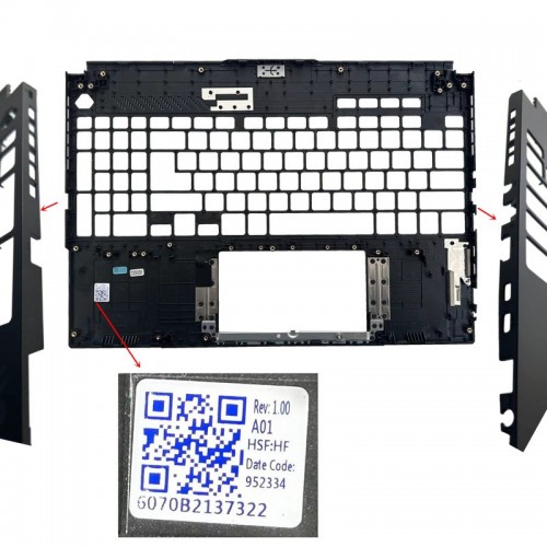 Cover C  Asus TUF Gaming FA507 FX507 - Μαύρος Για μπαταρία 90 Wh