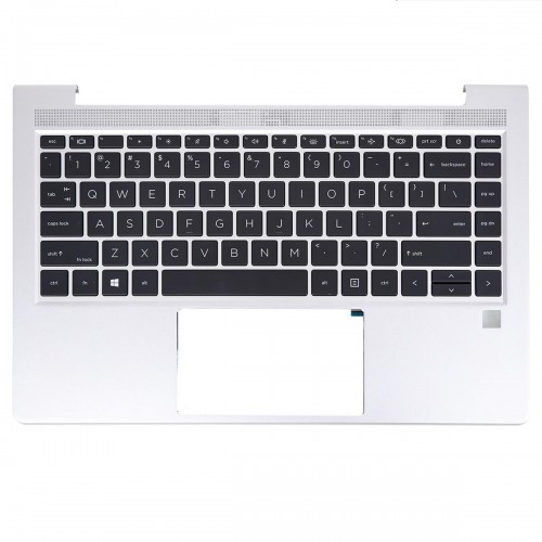 Upper Cover Palmrest + Πληκτρολόγιο HP ProBook 14 440 G8 445 G8 - Ασήμι
