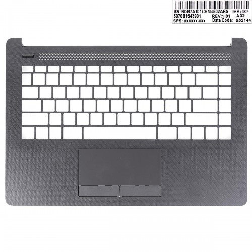 Upper Cover Palmrest HP 14-CK 14-CM 240 G7 246 G7 TPN-I131 - Μαύρος + TouchPad