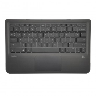 Горен Корпус + Клавиатура + Тъчпад за HP Pavilion X360 11-K - Черен (Употребяван)