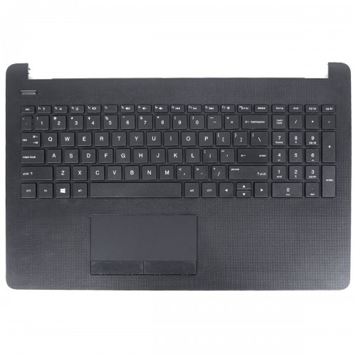 Клавиатура за лаптоп HP 250 G6 HP 255 G6 Тъмносива с Горен капак и Тъчпад, с Кирилица / Top Cover With ToucHPad Dark Grey