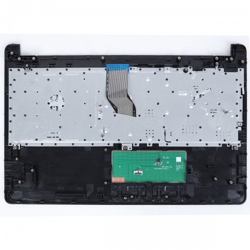 Клавиатура за лаптоп HP 250 G6 HP 255 G6 Тъмносива с Горен капак и Тъчпад, с Кирилица / Top Cover With ToucHPad Dark Grey