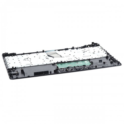 Клавиатура за лаптоп HP 250 G6 HP 255 G6 Тъмносива с Горен капак и Тъчпад, с Кирилица / Top Cover With ToucHPad Dark Grey