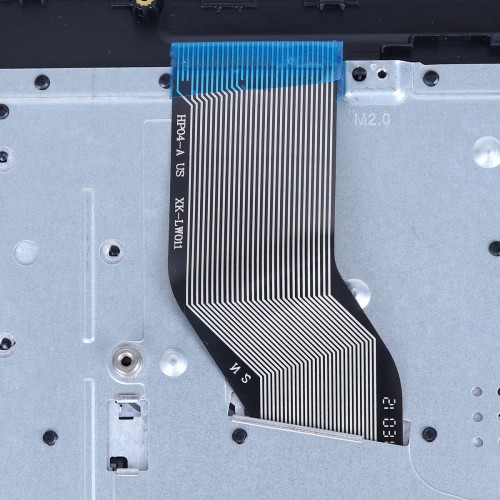 Клавиатура за лаптоп HP 250 G6 HP 255 G6 Тъмносива с Горен капак и Тъчпад, с Кирилица / Top Cover With ToucHPad Dark Grey