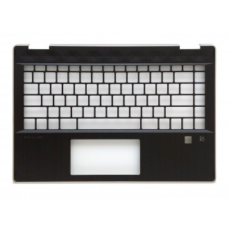 Carcasa superioara HP Pavilion X360 14-DH 14M-DH TPN-W139 - Neagra, With Fingerprint Hole