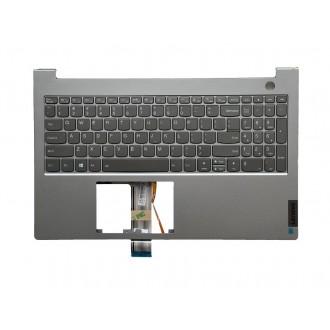 Горен корпус с клавиатура за Lenovo ThinkBook 15 G2 ITL Сив без Тъчпад
