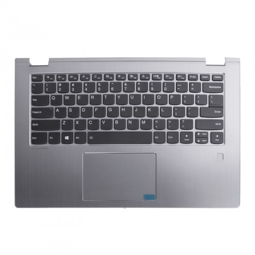 Carcasa superioara cu tastatura Lenovo Yoga 530-14IKB 530-14ARR Argint cu TouchPad + Fingerprint