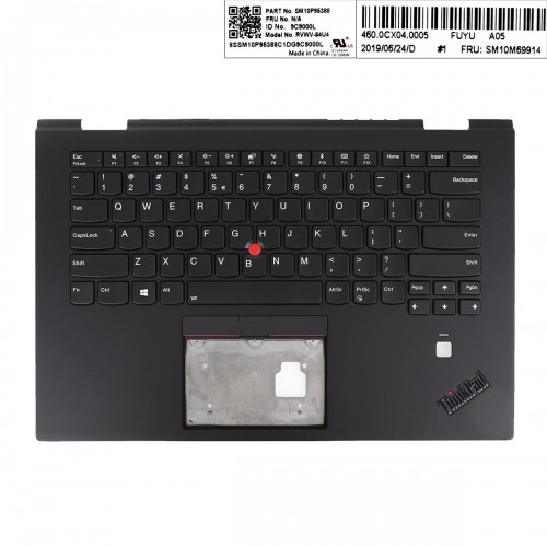 Palmrest Με Πληκτρολόγιο Lenovo IBM ThinkPad X1 Carbon Gen 2 Yoga 2017 - US