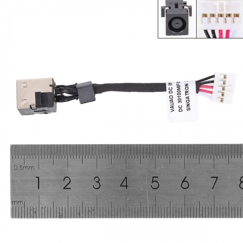 Βύσματα Τροφοδοσίας για PJ607 Dell Latitude E5570 Precision 3510 με καλώδιο