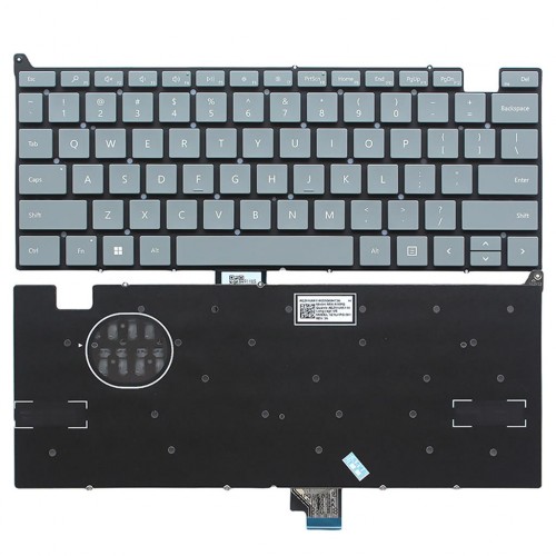 Πληκτρολόγιο φορητού υπολογιστή Microsoft Surface Laptop Go 1 Go 2 1943 1963 Χωρίς πλαίσιο US - Γκρί Πληκτρολόγιο φορητού υπολογιστή Microsoft Surface Laptop Go 1 Go 2 1943 1963 Χωρίς πλαίσιο US - Γκρί