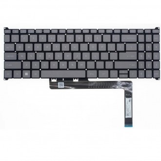 Tastatura Acer Aspire A315-59G A515-57 A515-57G, Gri, Fara Rama, Cu iluminare US/UK
