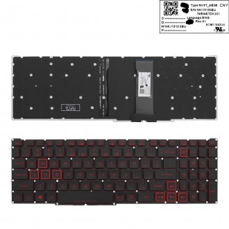 Tastatura Acer Nitro 5 AN515-54 AN515-43, Neagra, Fara Rama, Cu iluminare, Originala, US/UK