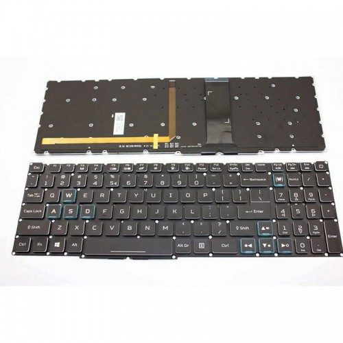 Tastatura Acer Nitro 5 AN515-54 AN15-43 AN517-51 AN715-51, Neagra, Fara Rama, RGB iluminare, US/UK