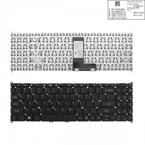Tastatura Acer Aspire A315-34 A315-54 A315-55G, Neagra, Fara Rama, US/UK