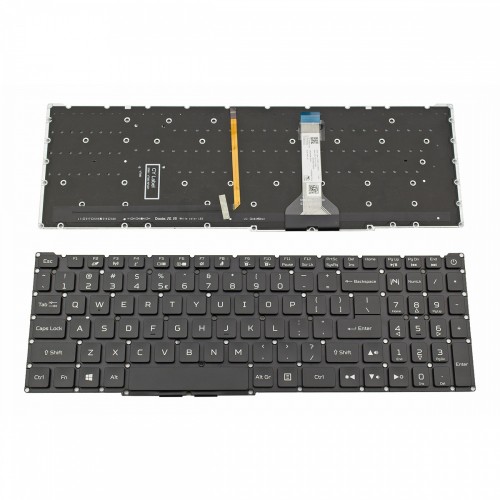 Πληκτρολόγιο Acer Nitro 5 AN515-56 AN515-57 AN517-54 AN517-41, Μαύρο με Backlit, US/UK