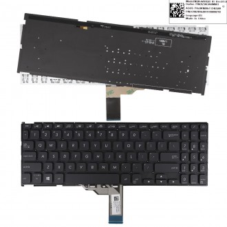 Πληκτρολόγιο Asus VivoBook X512 X512FA X512DA X512UA X512UB, Μαύρο με Backlit, US