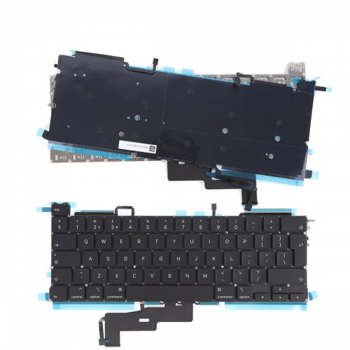 Tastatura Apple MacBook Pro A2289, Neagra, Fara Rama, Cu iluminare, UK