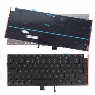 Πληκτρολόγιο Apple MacBook Air A2337, Μαύρο με Backlit, UK