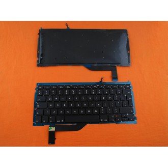 Πληκτρολόγιο Apple MacBook Pro A1398 15.4", Μαύρο με Backlit, UK