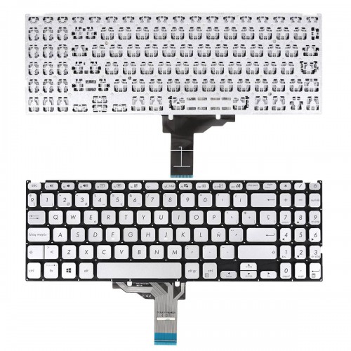 Tastatura Asus X515 X515DA X515EA, Argintie, Fara Rama, US