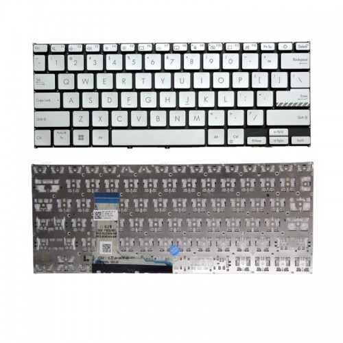 Tastatura Asus VivoBook X1402ZA X1403Z M1402 D1402 F1402, Argint, Fara Rama, US/UK