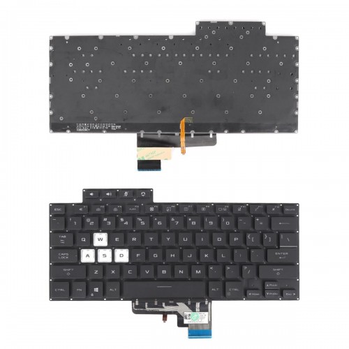 Tastatura Asus TUF Gaming Dash FX516 FX516P FX516PC, Negru, Fara Rama, US/UK, Backlit