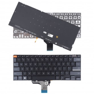 Πληκτρολόγιο Asus VivoBook Pro 14X N7401, Μαύρος, US/UK, Backlit