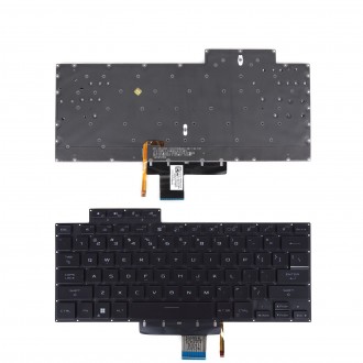 Tastatura Asus ROG Flow X16 GV601 GV601R GV601RE, Negru, Fara Rama, US/UK, Backlit