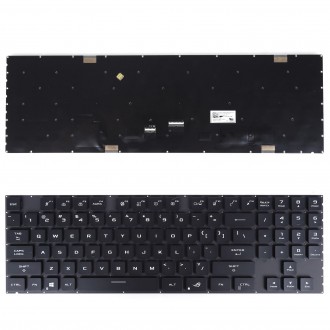 Πληκτρολόγιο Asus ROG Zephyrus S17 GX703 GX703HS, Μαύρος, US/UK, RGB Backlit