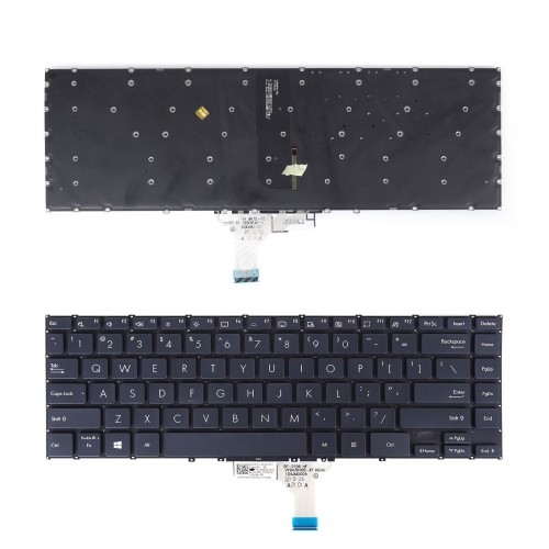 Tastatura Asus ZenBook Flip UX363 UX363E UX363J, Gri, Fara Rama, US/UK, Backlit