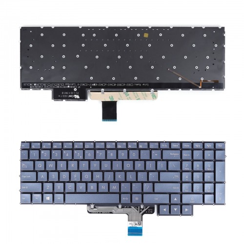 Tastatura Asus ProArt StudioBook Pro X W730 W730G5T, Gri, Fara Rama, US/UK, Backlit