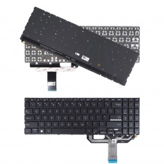 Tastatura Asus VivoBook X1502 M1502 D1502, Neagra, Fara Rama, Cu iluminare, US