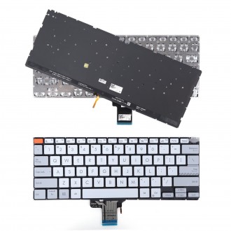 Πληκτρολόγιο Asus VivoBook M3400 M3400QA M3401 M3401Q, Γκρί, US/UK, Backlit