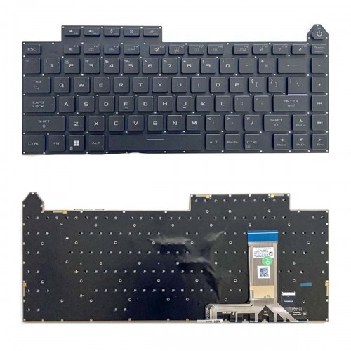 Πληκτρολόγιο Asus ROG Strix Scar 16 G614 G614J G634, Μαύρο με Backlit, US Type 2