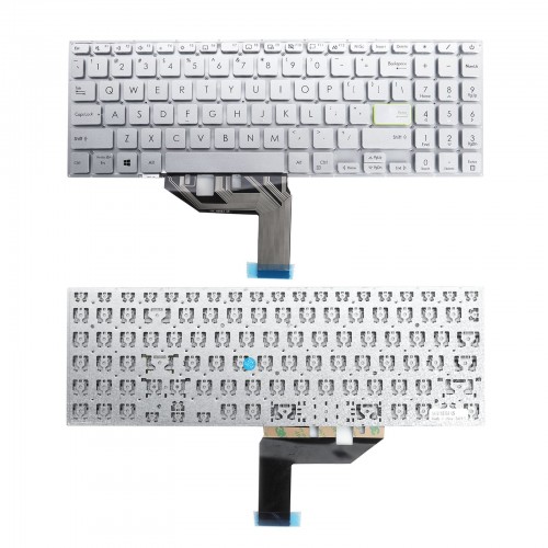 Tastatura Asus VivoBook  X513 Q15 S533 M513 M5600IA E510,Argintie, Fara Rama, US