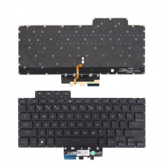 Tastatura Asus ROG G14 GA402 GA402R GA402RJ, Negru, Fara Rama, cu iluminare US/UK